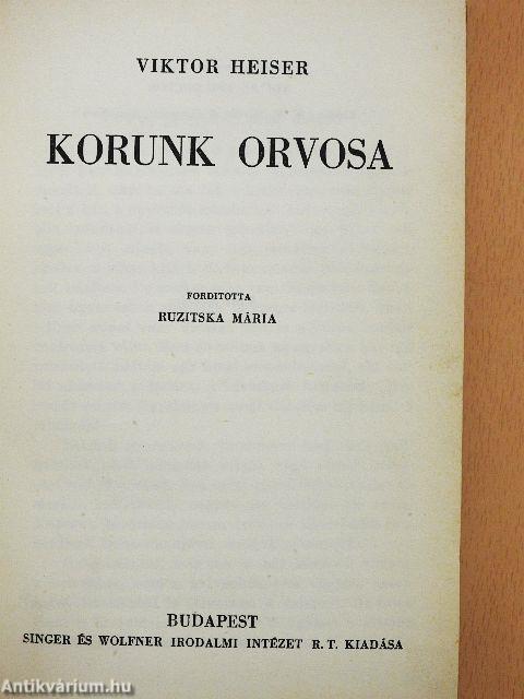 Korunk orvosa