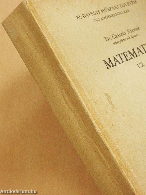 Matematika I/2.