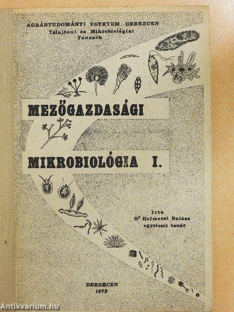 Mezőgazdasági mikrobiológia I.