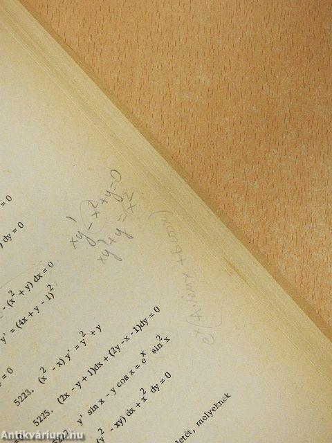 Matematikai példatár I.