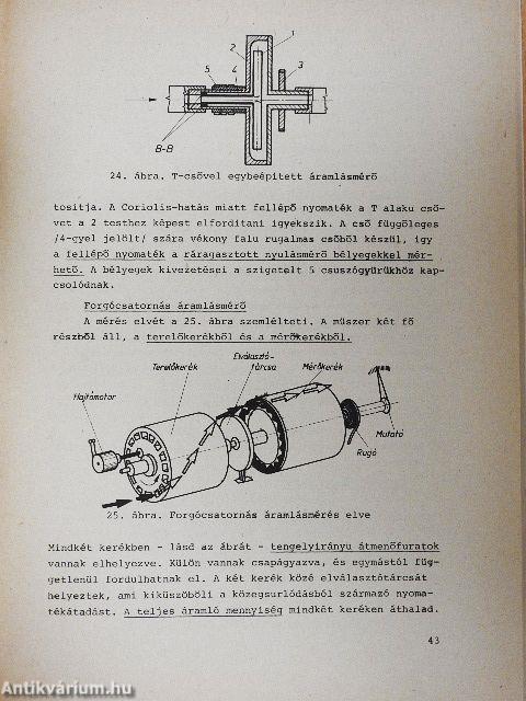 Áramló közegek mennyiségének mérése és mérésének műszerei