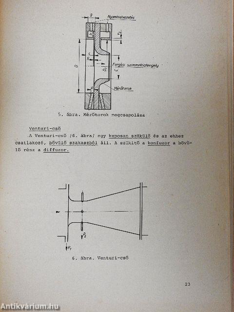 Áramló közegek mennyiségének mérése és mérésének műszerei