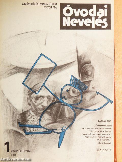 Óvodai nevelés 1981. január-december