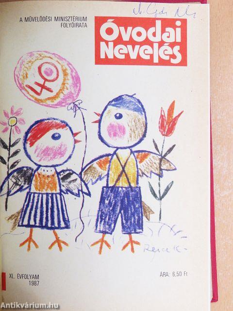 Óvodai nevelés 1987. január-december