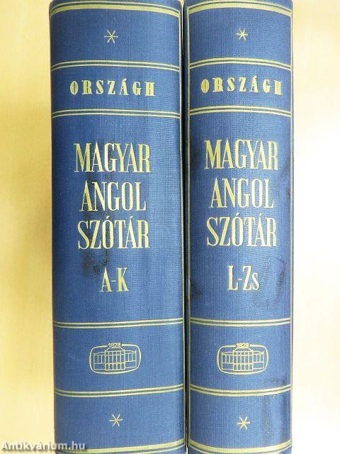Magyar-angol szótár I-II.
