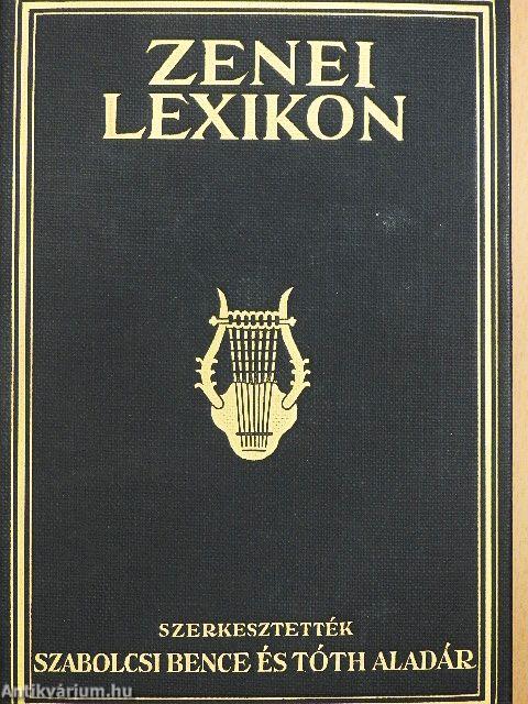 Zenei Lexikon I-II.