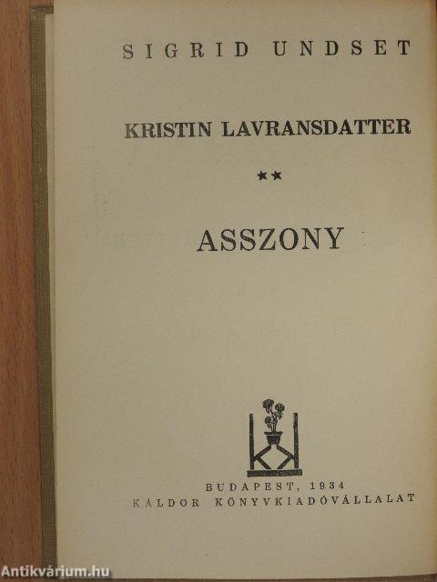 Kristin Lavransdatter I-III.