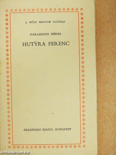 Hutyra Ferenc