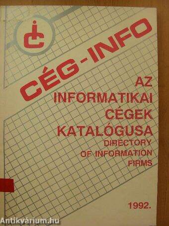 Az informatikai cégek katalógusa 1992/1.