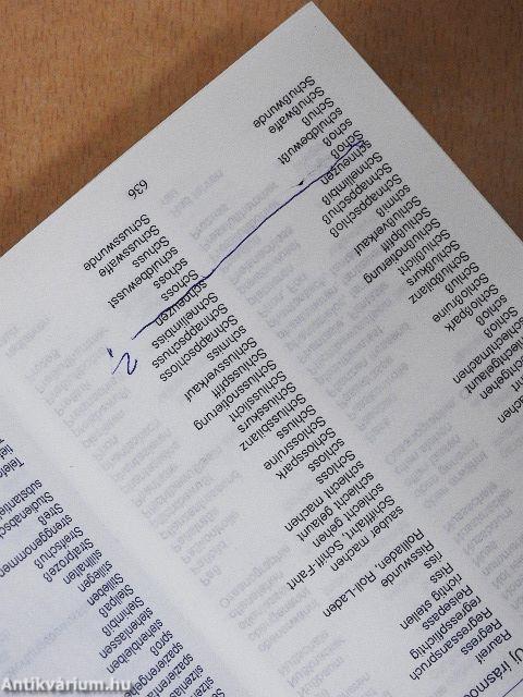 Német-magyar kisszótár