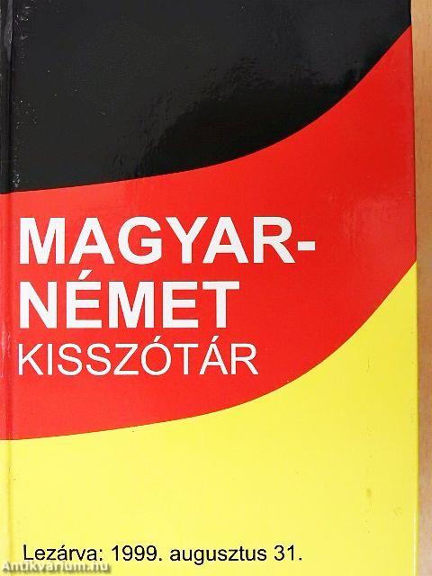 Magyar-német kisszótár