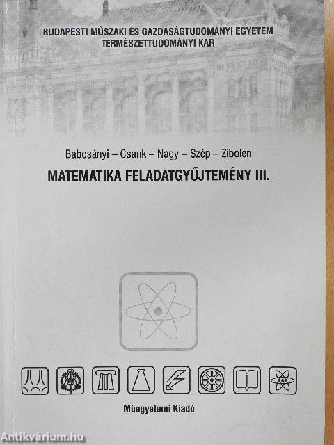 Matematika feladatgyűjtemény III.