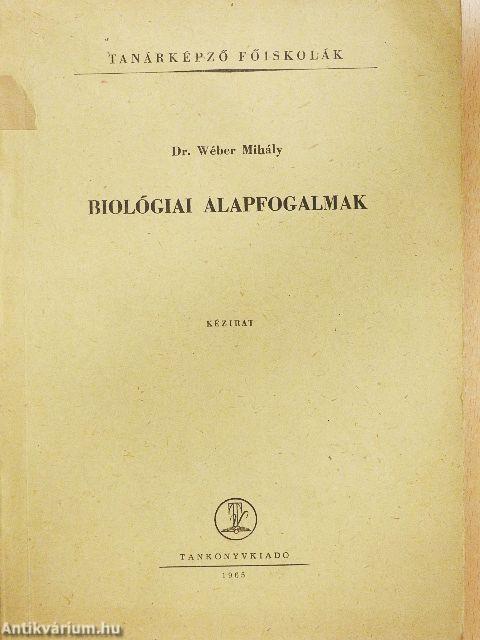 Biológiai alapfogalmak