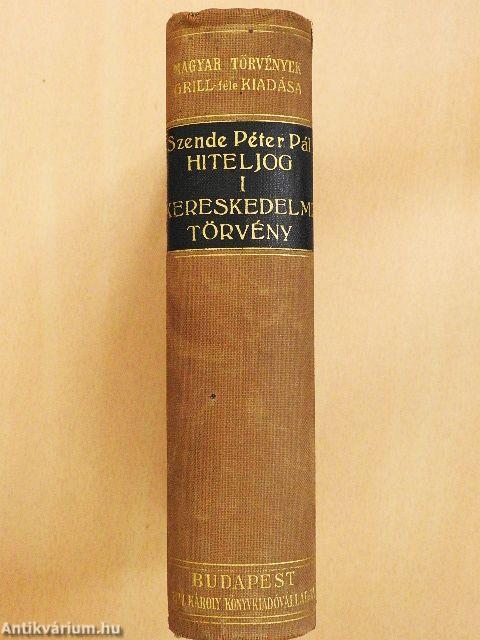 Magyar hiteljog I.