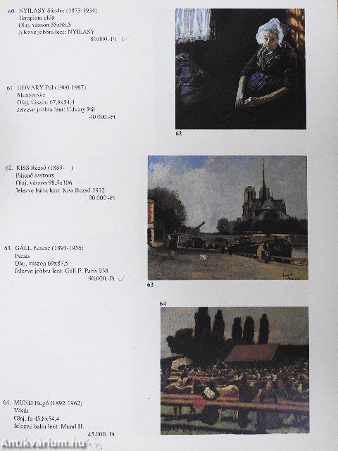 Antik és modern képek aukciója 1994. november 25.