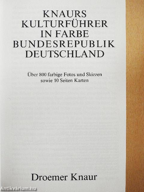 Knaurs Kulturführer in Farbe Bundesrepublik Deutschland