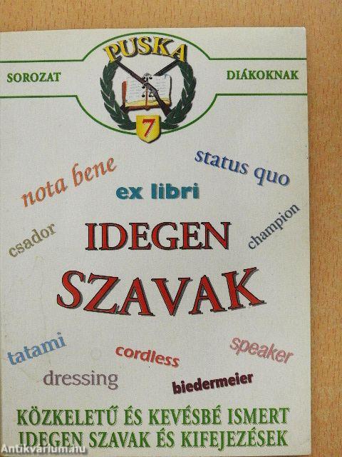 Idegen szavak