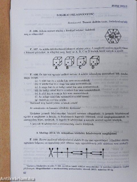 Matlap 2015. február