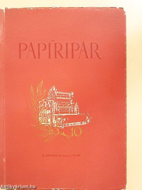 Papíripar 1958/6.