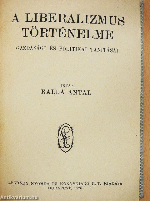 A liberalizmus történelme