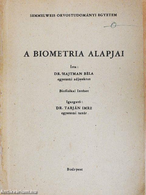 A biometria alapjai