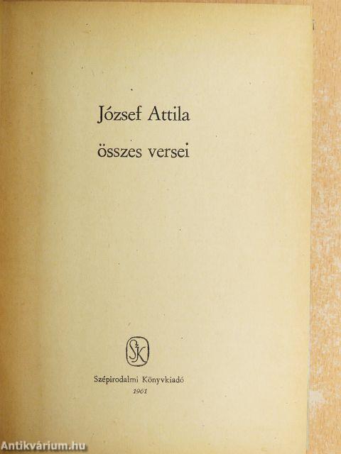 József Attila összes versei