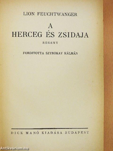 A Herceg és zsidaja