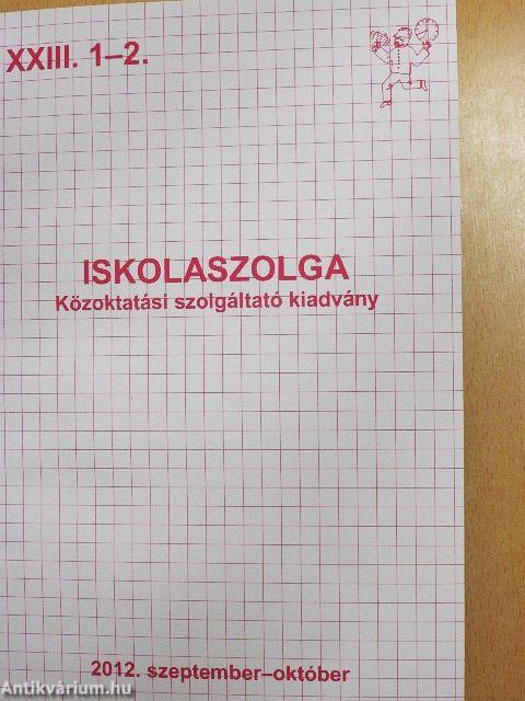 Iskolaszolga 2012. szeptember-2013. június