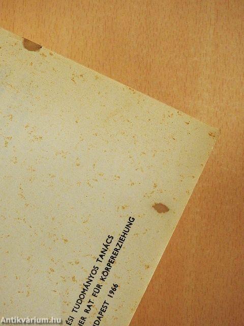 Nemzetközi testnevelési tudományos konferencia