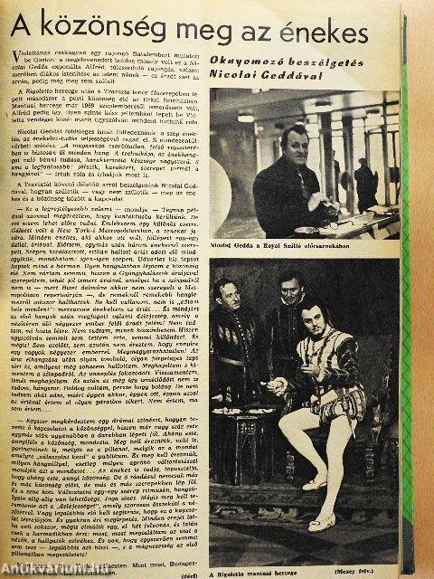 Film-Színház-Muzsika 1971. (nem teljes évfolyam) I-II.