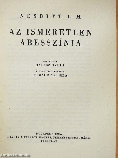 Az ismeretlen Abesszínia