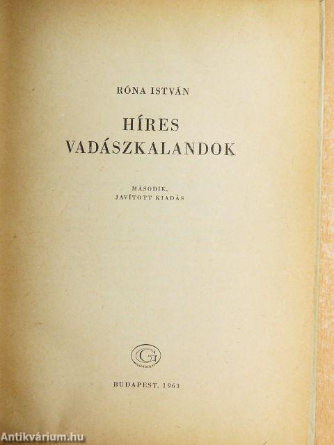 Híres vadászkalandok