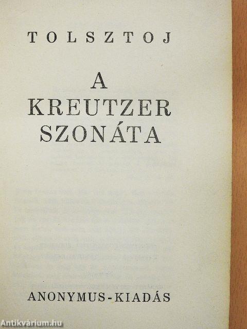 A Kreutzer szonáta