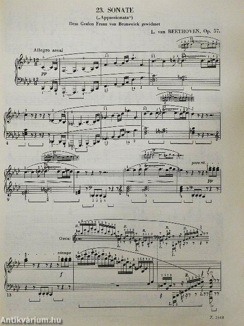 Zongoraszonáták III.