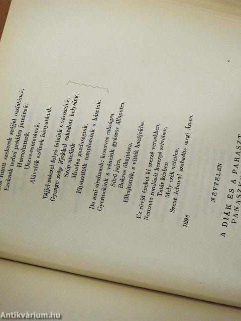 A Magyar Valóság Versei 1475-1820