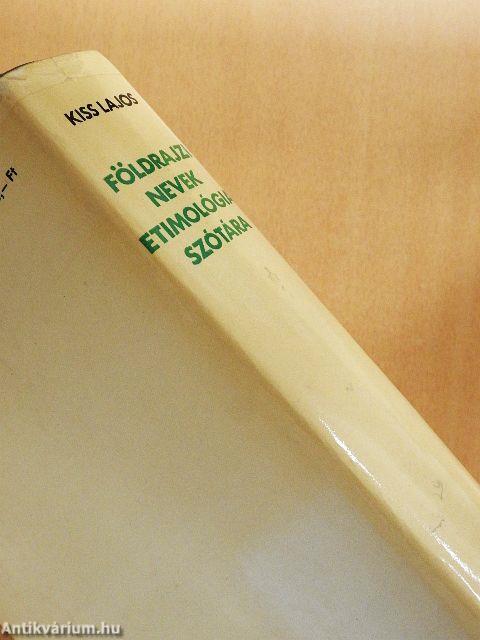 Földrajzi nevek etimológiai szótára