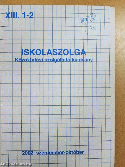 Iskolaszolga 2002. szeptember-2003. június