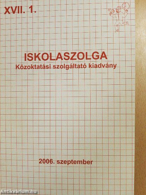 Iskolaszolga 2006. szeptember-2007. június