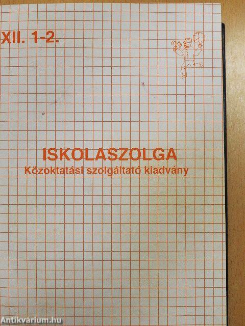 Iskolaszolga 2001. szeptember-2002. június