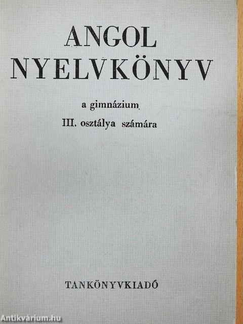 Angol nyelvkönyv III.