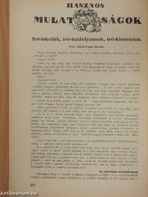 Literatura 1936. szeptember 1.