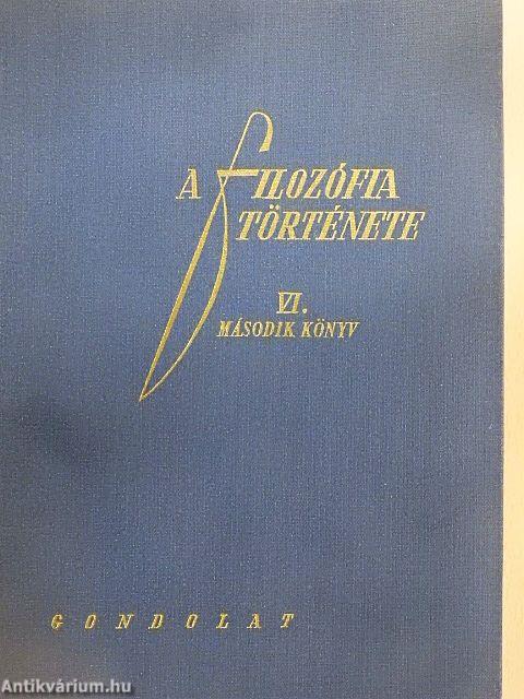 A filozófia története VI/2.