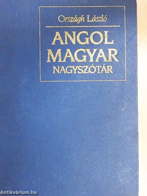 Angol-magyar nagyszótár 1-2.