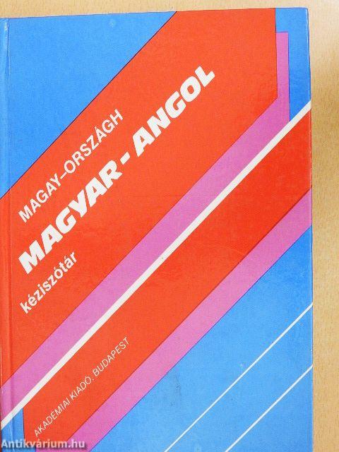 Magyar-angol kéziszótár