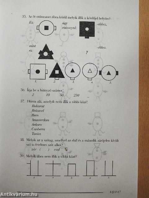 Intelligencia teszt I. Q.