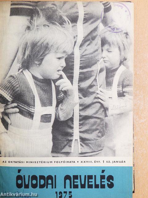 Óvodai nevelés 1975. január-december