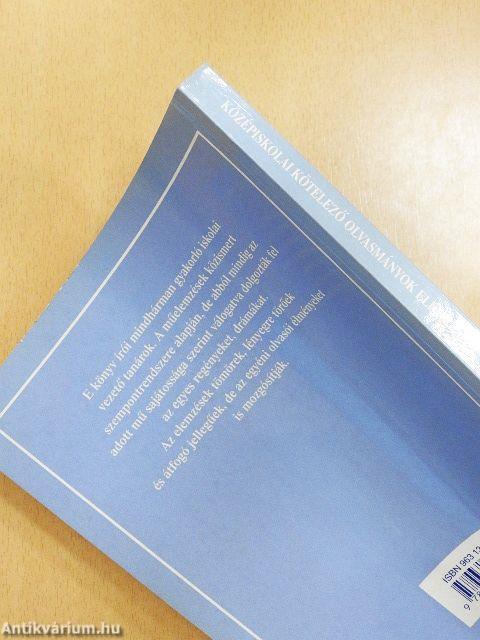 Középiskolai kötelező olvasmányok elemzése