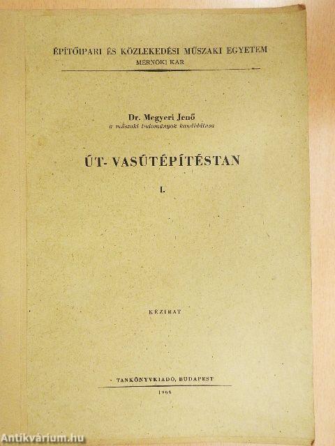 Út- vasútépítéstan I.