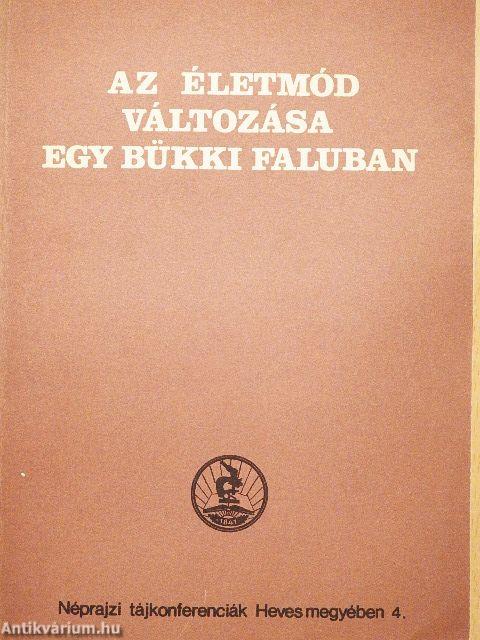 Az életmód változása egy bükki faluban