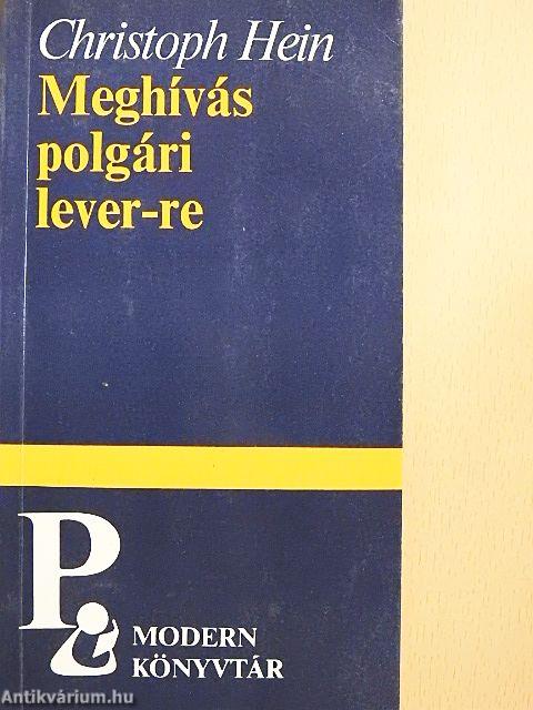 Meghívás polgári lever-re